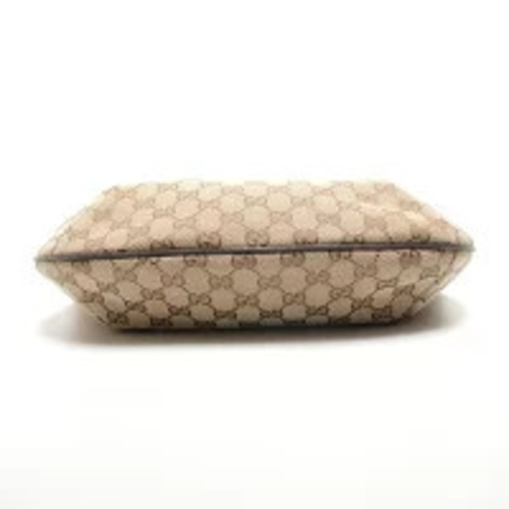 Gucci GG Canvas Half Moon Shoulder Bag Brown - Picture 8 of 13